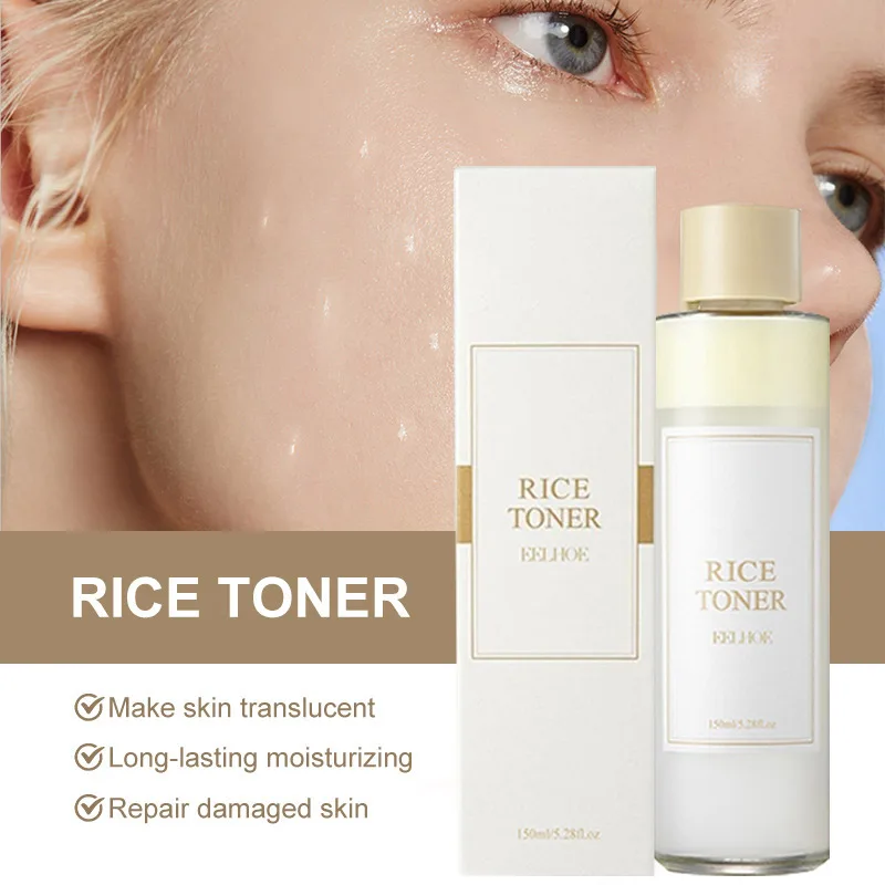 Deep Hydration Rice Toner , Repairing Skin Barrier, Firming, Softening And Long Lasting Moisturizing Facial Skin Toner Face Care 3