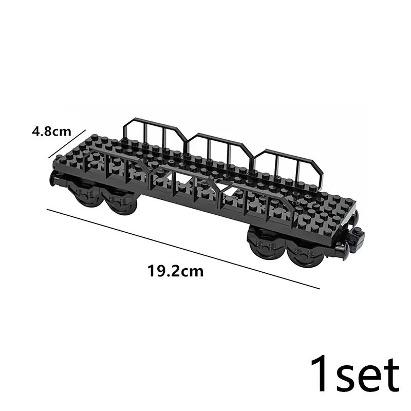 City Train Rail Tracks and Railway Building Block Set - Creative DIY Brick Toys