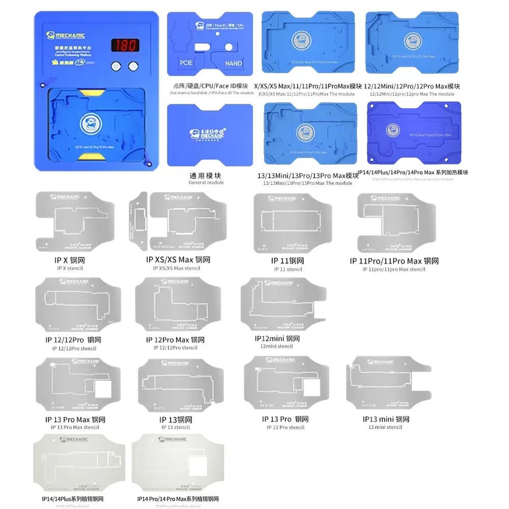 Mechanic It3 Pro Piattaforma Di Preriscaldamento Intelligente Per Il Controllo Della Temperatura Per Iphone X-14/Pro/Mini/Pro Max Plug And Use Technol