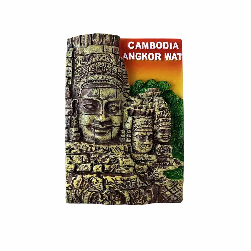 Asia Cambodia Customs And Culture 3D Refrigerator Magnets Fridge Magnetic Tourist Souvenir Decoration Articles Handicraft Gifts magnetic fridge magnets,magnetic sticker,magnetic fridge stickers