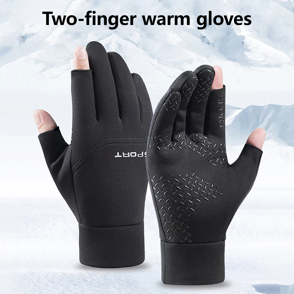 Fishing Protection Anti-slip Gloves, Winter Gloves Men Fishing