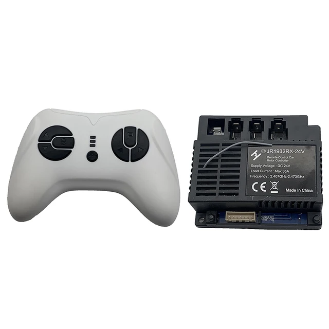 MeevrgR HY2005RX-RM-24V Controlador de coche eléctrico para niños, sistema de control remoto de 2.4G con función de arranque lento, receptor completo y juego de transmisor (receptor MeevrgR HY2005RX-RM-24V Controlador de coche eléctrico para niños, sistema de control remoto de 2.4G con función de arranque lento, receptor completo y juego de transmisor (receptor