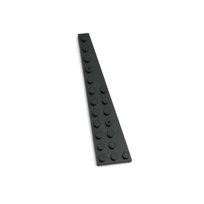 10-Piece Wedge Plate Set for DIY Creative Building Blocks and Kids' Puzzle Toys
