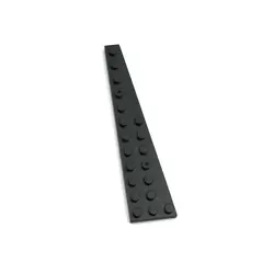 10-Piece Wedge Plate Set for DIY Creative Building Blocks and Kids' Puzzle Toys (Left Mix Colors)