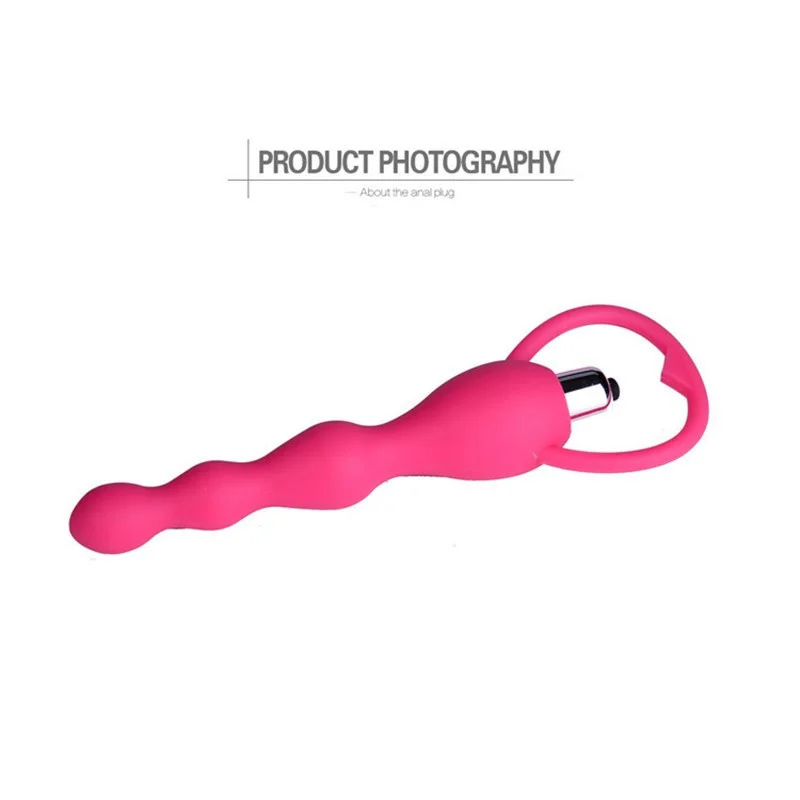 Silicone Anal Beads Vibrator Butt Plug Clitoris Vibrator Anal Massager Sex Products Anal Sex Toys for Woman10
