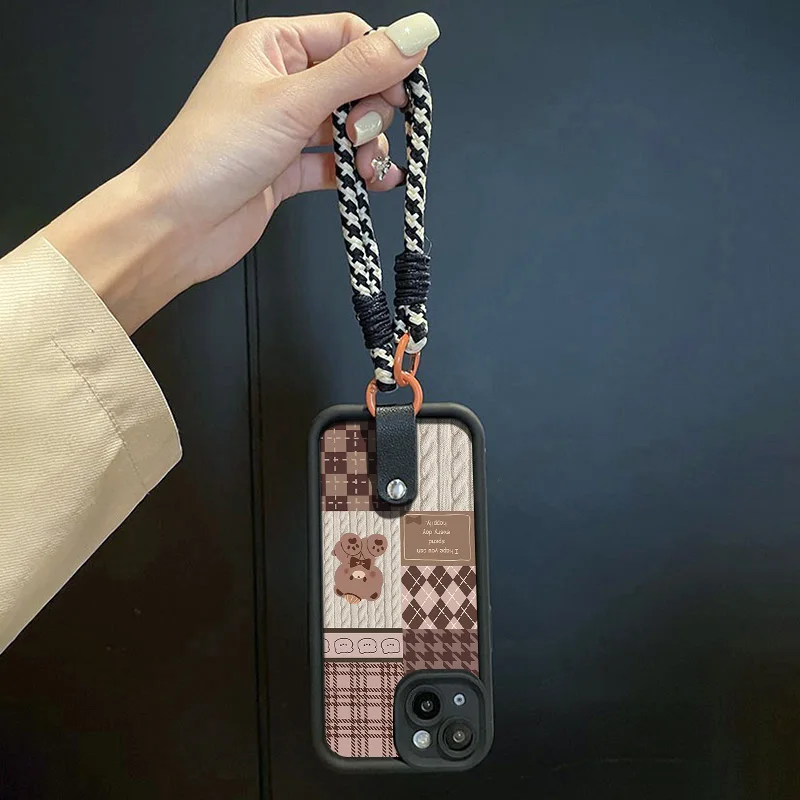 المعصم سلسلة قضية الهاتف ل Xiaomi 14T 13T 12T 11T...