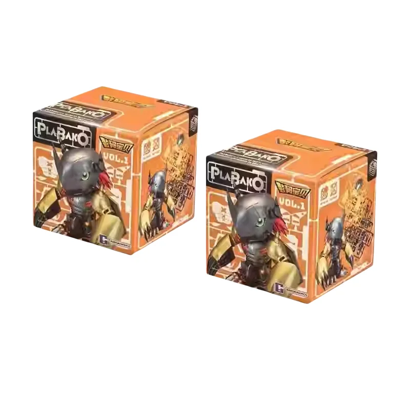 本物の Qmsv ミニ Plabako デジモンアドベンチャーブラインドボックス