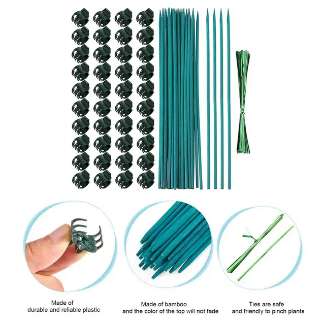 Kreatív Könnyű Vízálló Orchidea Klipüzem Támogatja Az Udvar Kiegészítő Növény Bambuszpálcákat Virágpálcák - Image 5