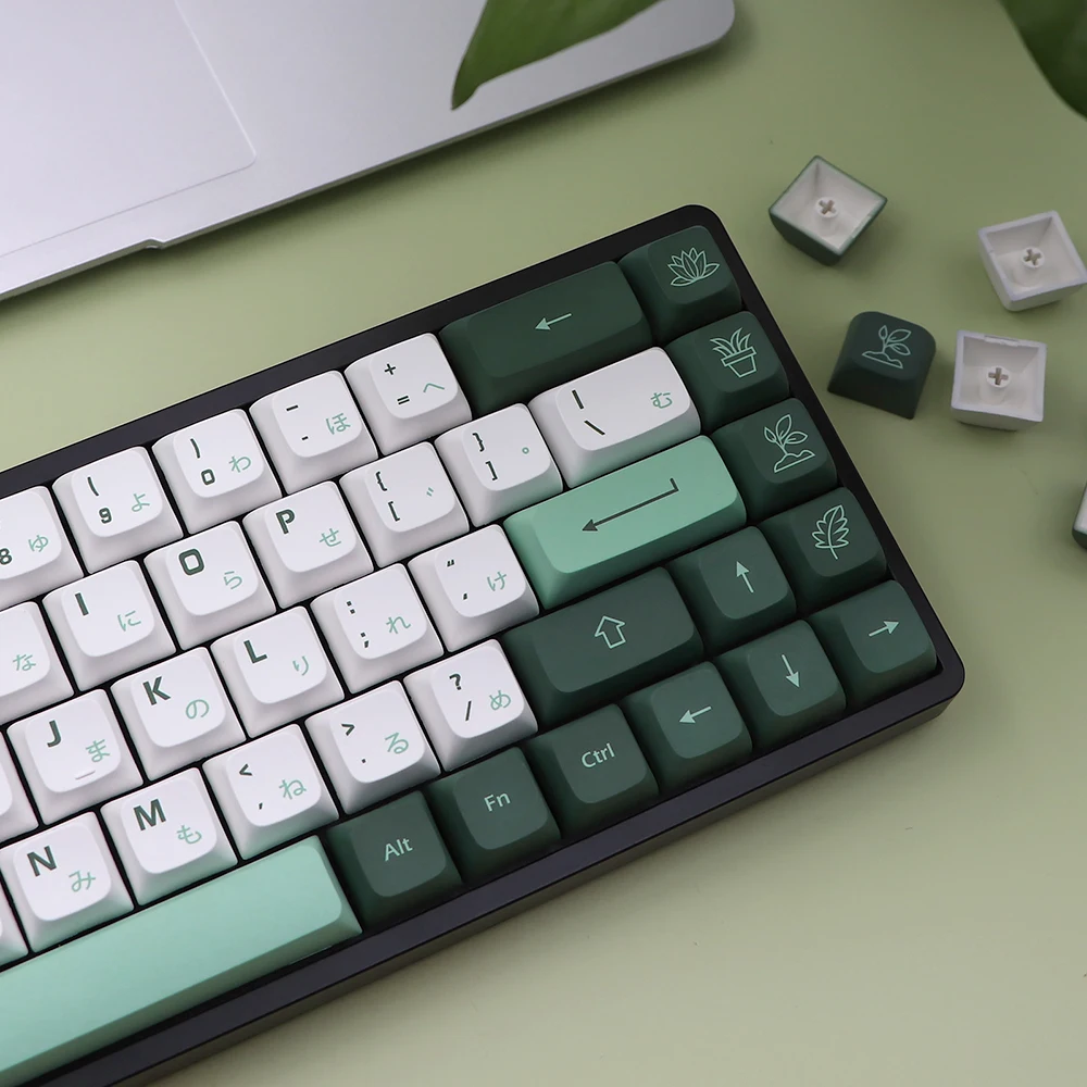 Gmk Botanical Keycaps para Teclado Mecânico 137 Teclas Perfil Xda Pbt Dye-sublimação Switch mx 6.25u 7u Espaço - Imagem 3
