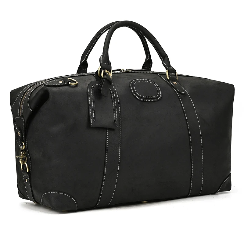 

Travelling Handbags For Men Male Genuine Leather Duffle Bag Weekender Hand Bag For Man Anti Theft Men's Shoulder Bag For Travel