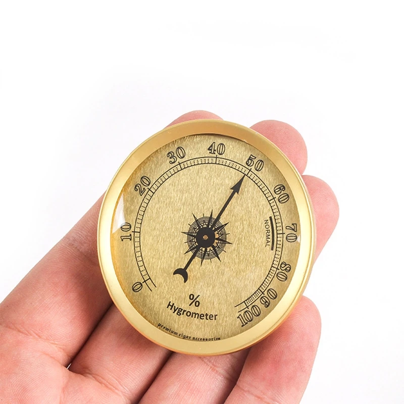 GALINER Precision Cigar Hygrometer For Humidor Cigar Smoke Accessories  Portable Round Humidity Detector Accurate Hygrometers - AliExpress