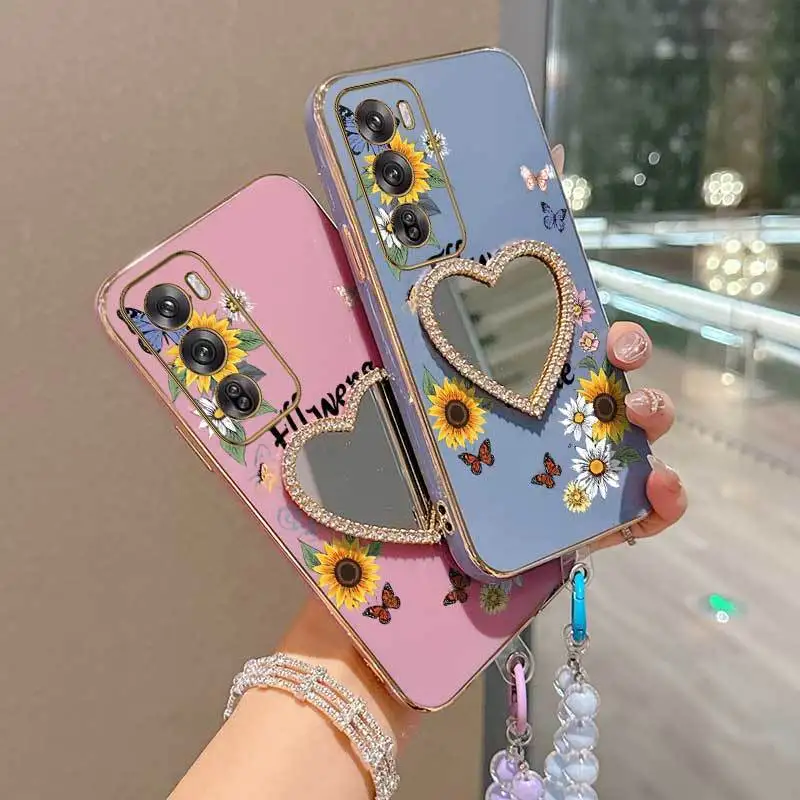 Floral Bloom Phone Accessory Set: Case, Lanyard & Stand
