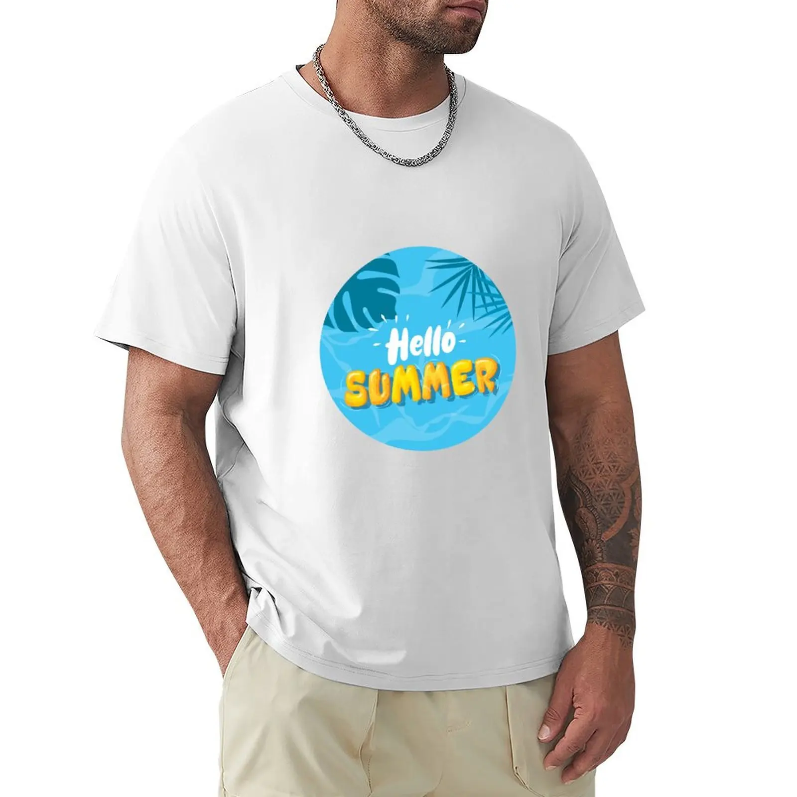 

Hello Summer - The summer vibe T-shirt heavyweights vintage t shirt men
