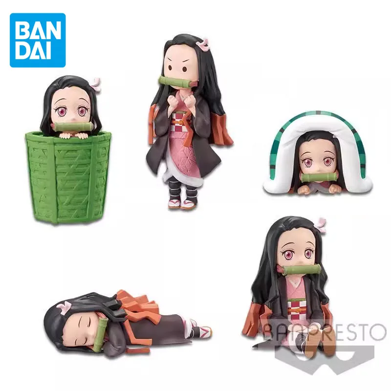 

BANDAI Original Demon Slayer Anime Figure WCF Kamado Nezuko Vol2 Action Figure Toys For Boys Girls Kids Christmas Gift Model