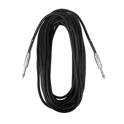 Premium Noise-Reduction Guitar Audio Cable - 10/6/3M | High-Quality Instrument Connection Cord (10M Silver Head)
