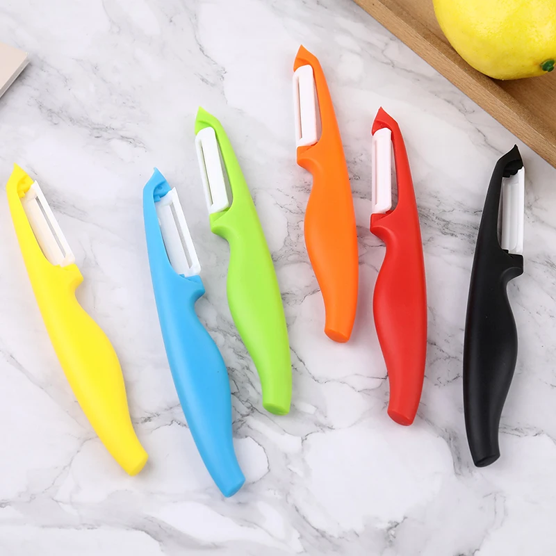 Description Picture 4 of item1Pc Fruit & Vegetable Peeler Ceramic Melon Peeler Multi-Functional One Piece Plane Fruit & Vegetable Peeler Kitchen Tools