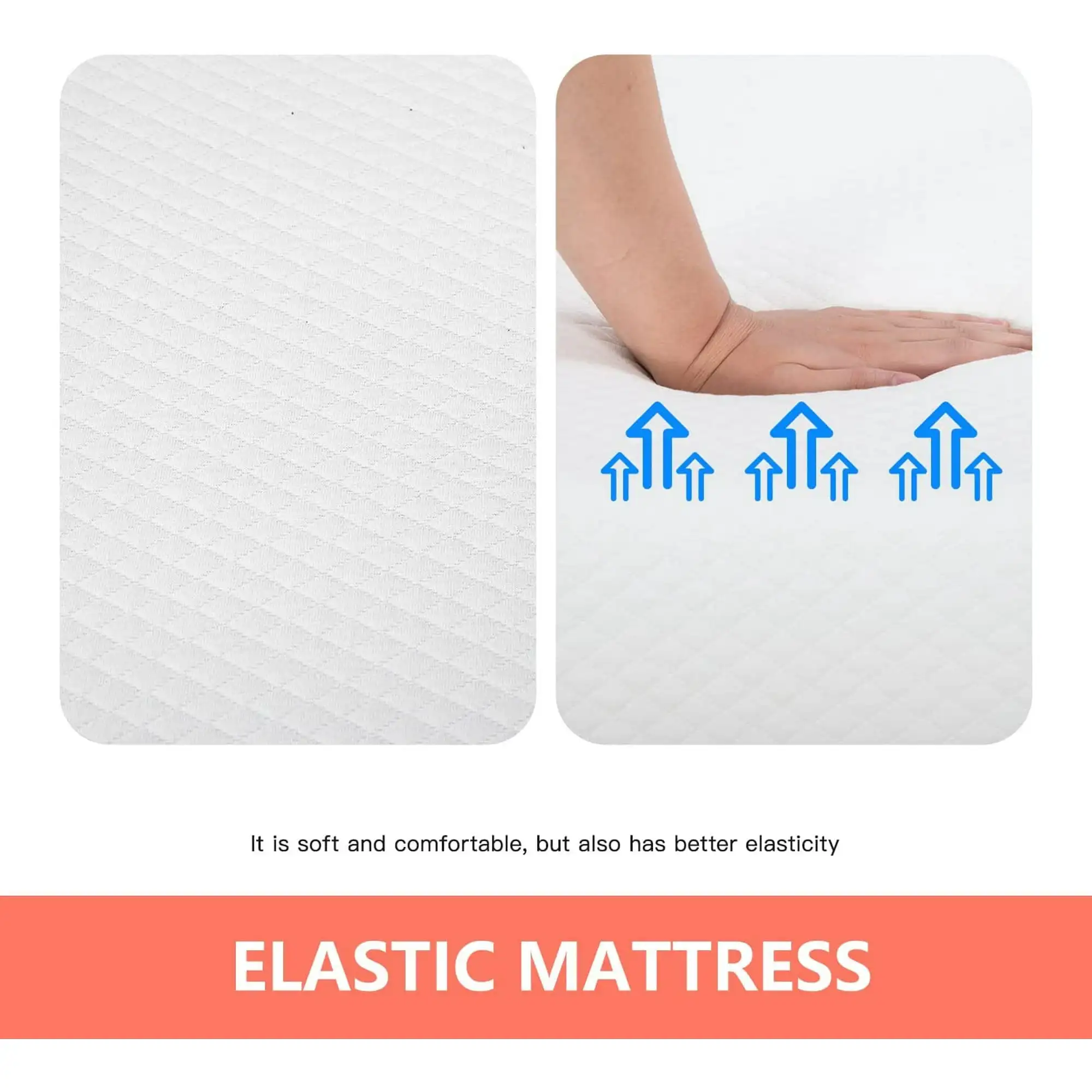5" Gel Memory Foam Mattress, Medium Firm, CertiPUR-US Certified, Twin Size for Kid Adults 3