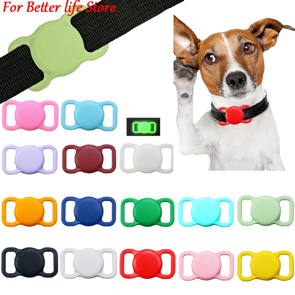 Durable Scratch and Loss Resistant Sleeve Keychain Sleeve For Apple AirTag Pet Tracking Device Soft Silicone Protective Sleeve durable scratch and loss resistant sleeve keychain sleeve for apple airtag pet tracking device soft silicone protective sleeve