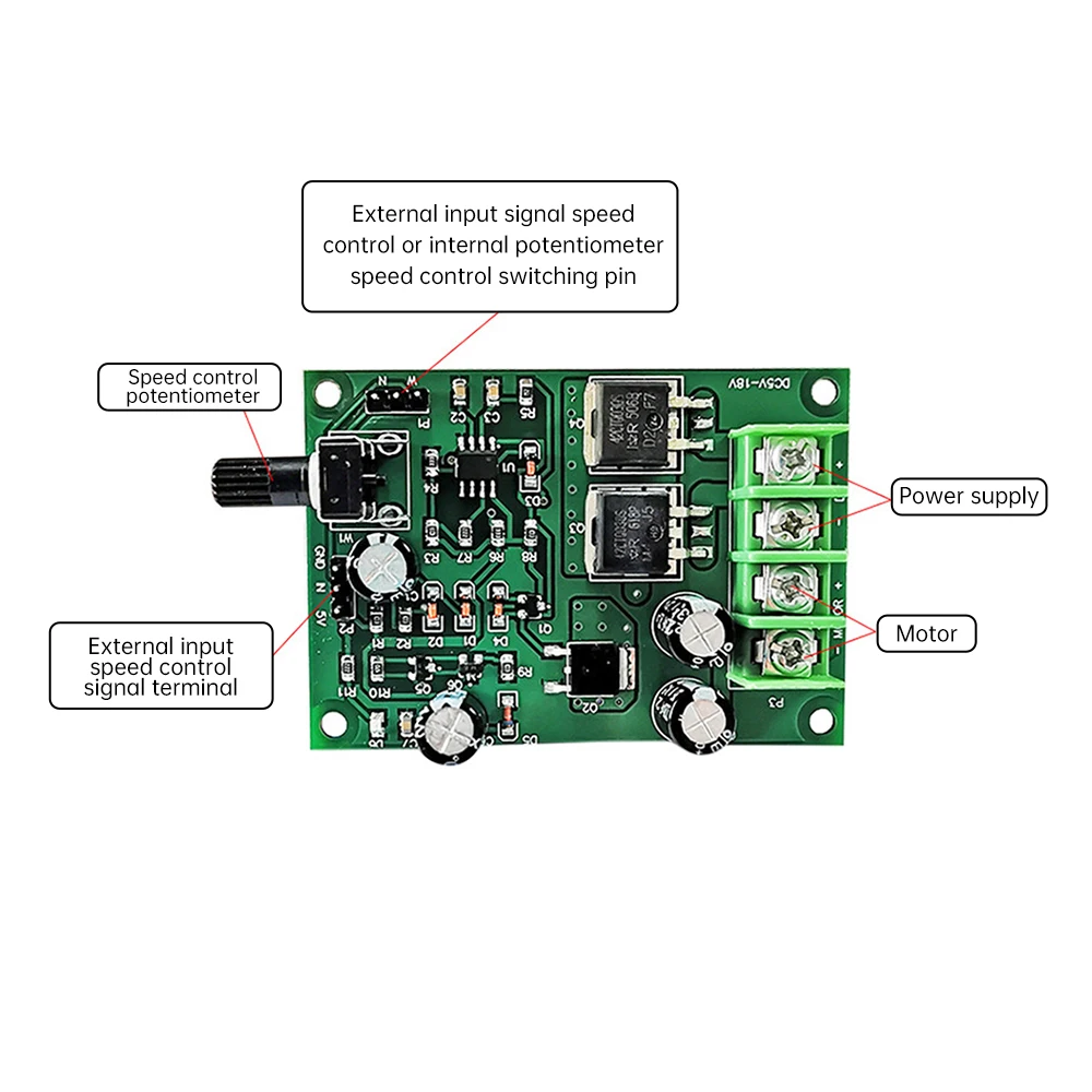 Scheda Controller Per Motore Brushless Sensorless - 9-12V, Per HDD E Progetti Fai-Da-Te