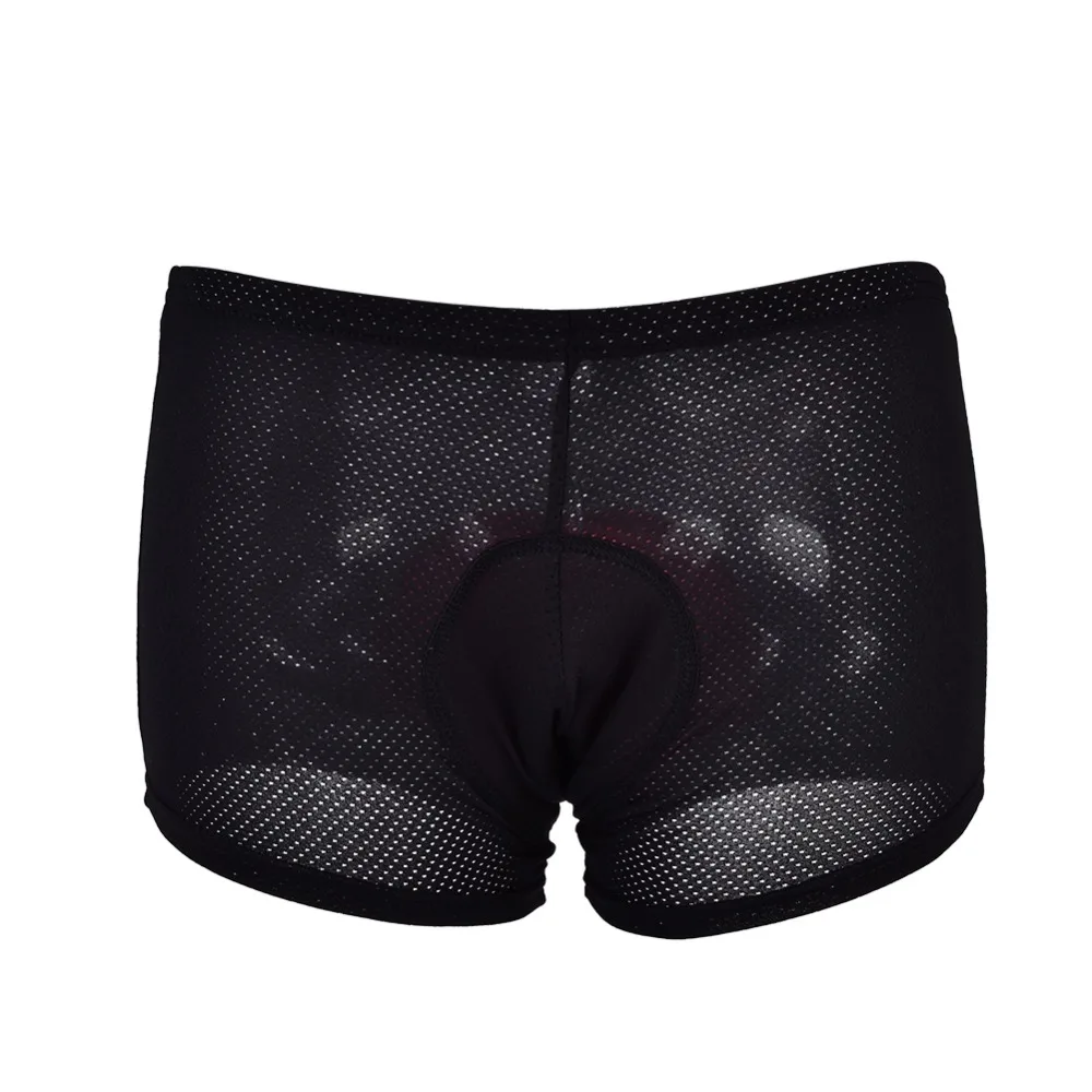 2Pcs 내구성 3D 패딩 사이클링 속옷 통기성 블랙 사이클링 반바지 충격 흡수 사이클링 바지 야외 사이클링
