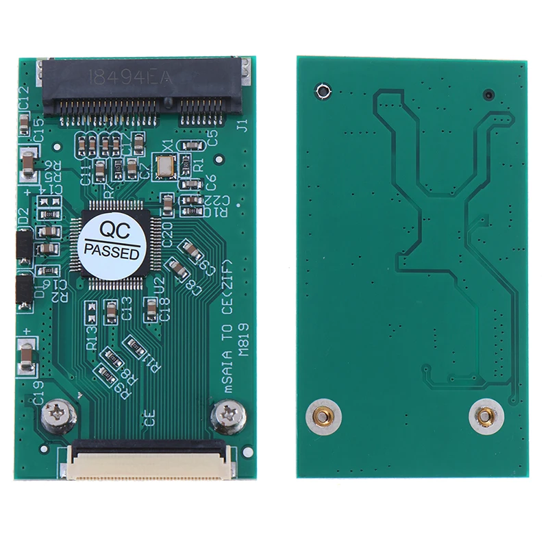 미니 PCI-E mSATA SSD에서 40 핀 ZIF 카드, 1.8 인치 미니 mSATA PCI-E SSD에서 40 핀 ZIF 카드 CE 케이블 어댑터 컨버터, 1PC