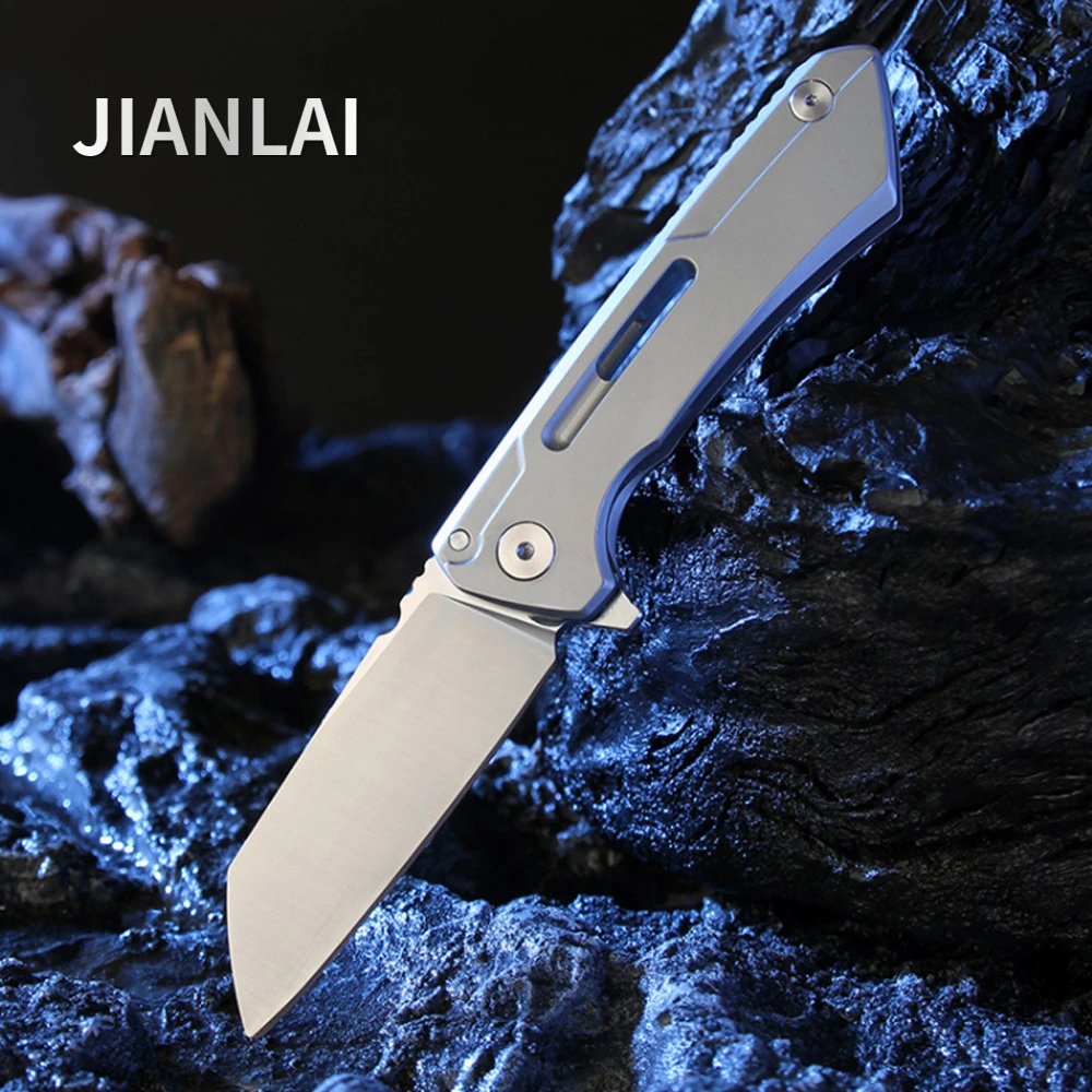 

D2 High Quality All Steel Bearing Folding Knives Drop Point Blade Outdoor Camping Hunting Utility EDC Knife Multi-Tool Gift Box