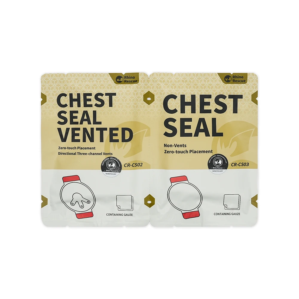 Bal 37Rescue Chest Seal Médical, Prévenir les plaies de ponction, IQUE pneumothorax, Traumates de premiers soins d'urgence