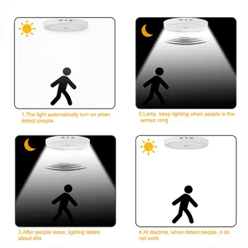 Motion Sensor Light Ceiling Lamps Modern Smart Home Indoor Aisle LED Hanging Induction Lighting LivingRoom Ceil Luminaire Lamp 2