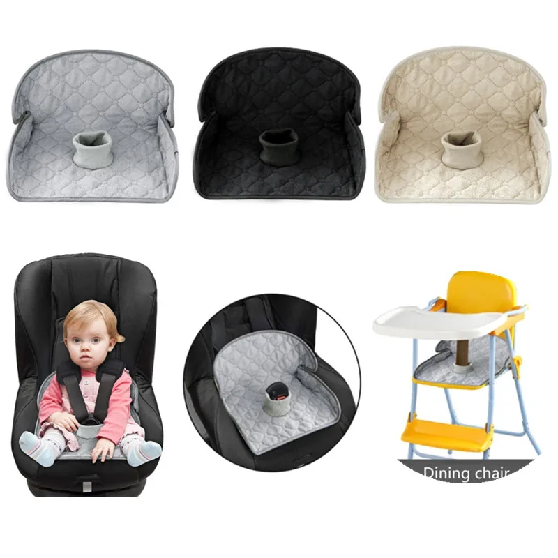 Baby Safety Car Seat Cushion 4 Layers Leak-proof Anti-slip Children Car Seat Insert Liner Foldable Cushion Pad for Dining Chair safety seat mat car seat mat