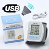 English Voice Broadcast Wrist Blood Pressure Monitor Digital Automatic BP Tonometer Heart Rate Sphygmomanomete Smart LCD Screen 1
