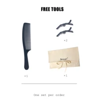 Extensions de cheveux humains Genius Trame 100G paquets blonds doubles dessinés trame de cheveux vierges droites invisibles extrémité complète qualité supérieure 5