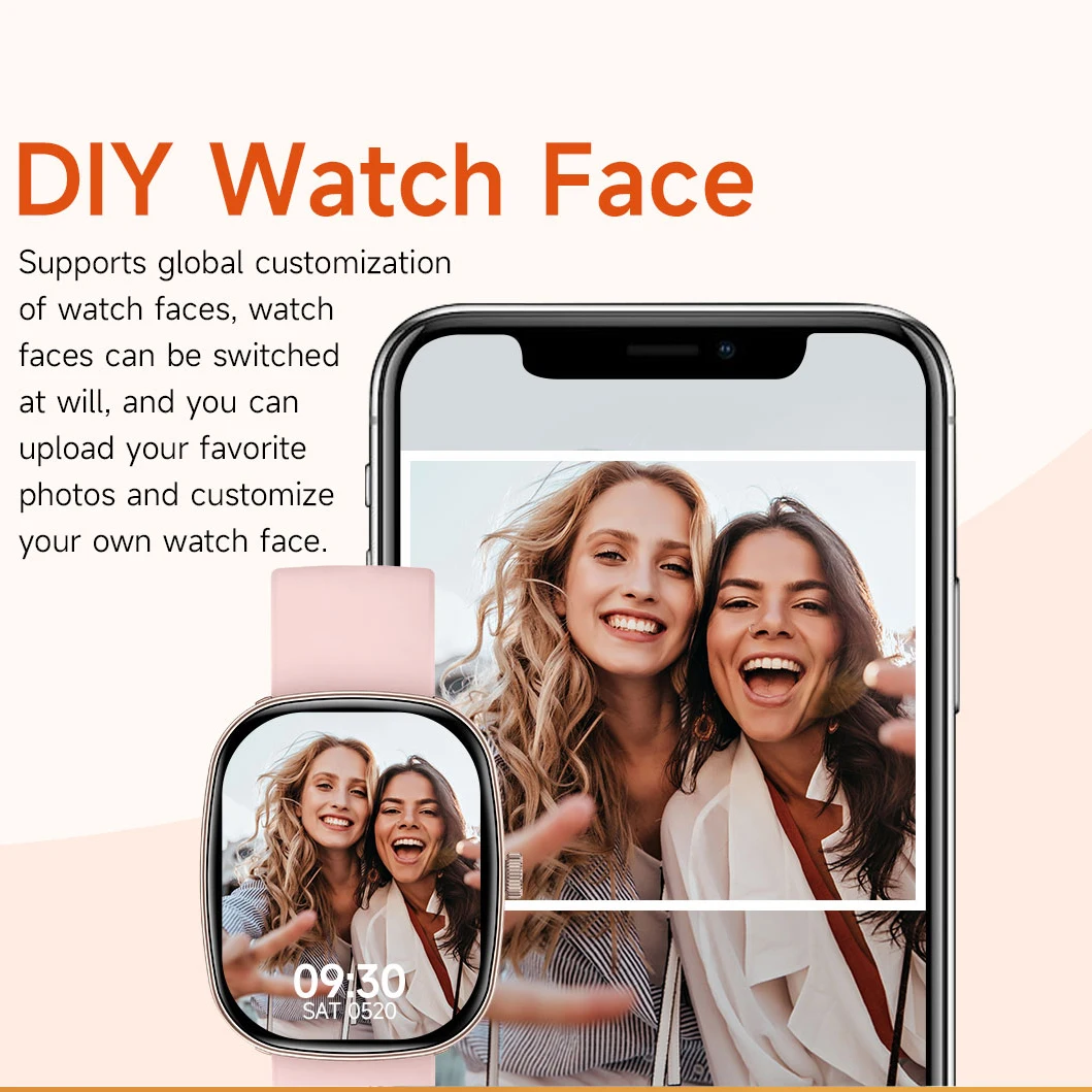 2026 New Hot Fashion Women Watch Ultra SmartWatch 1.83"HD AMOLED Full Touch Screen Call Health Sport Smart watch For Android IOS 6