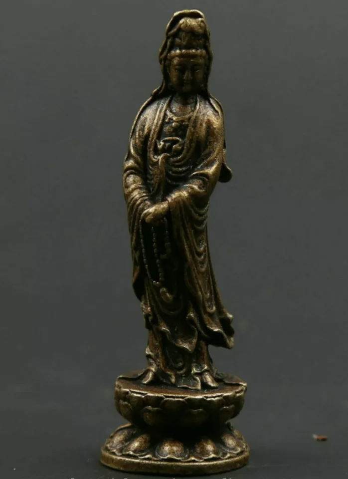 ♥鍍金　仏像　高212ｍｍ　観音像　観音様　骨董　古玩　中国　レトロ ♥鍍金 仏像 高212mm 観音像 観音様 骨董 古玩 中国 レトロ Yahoo