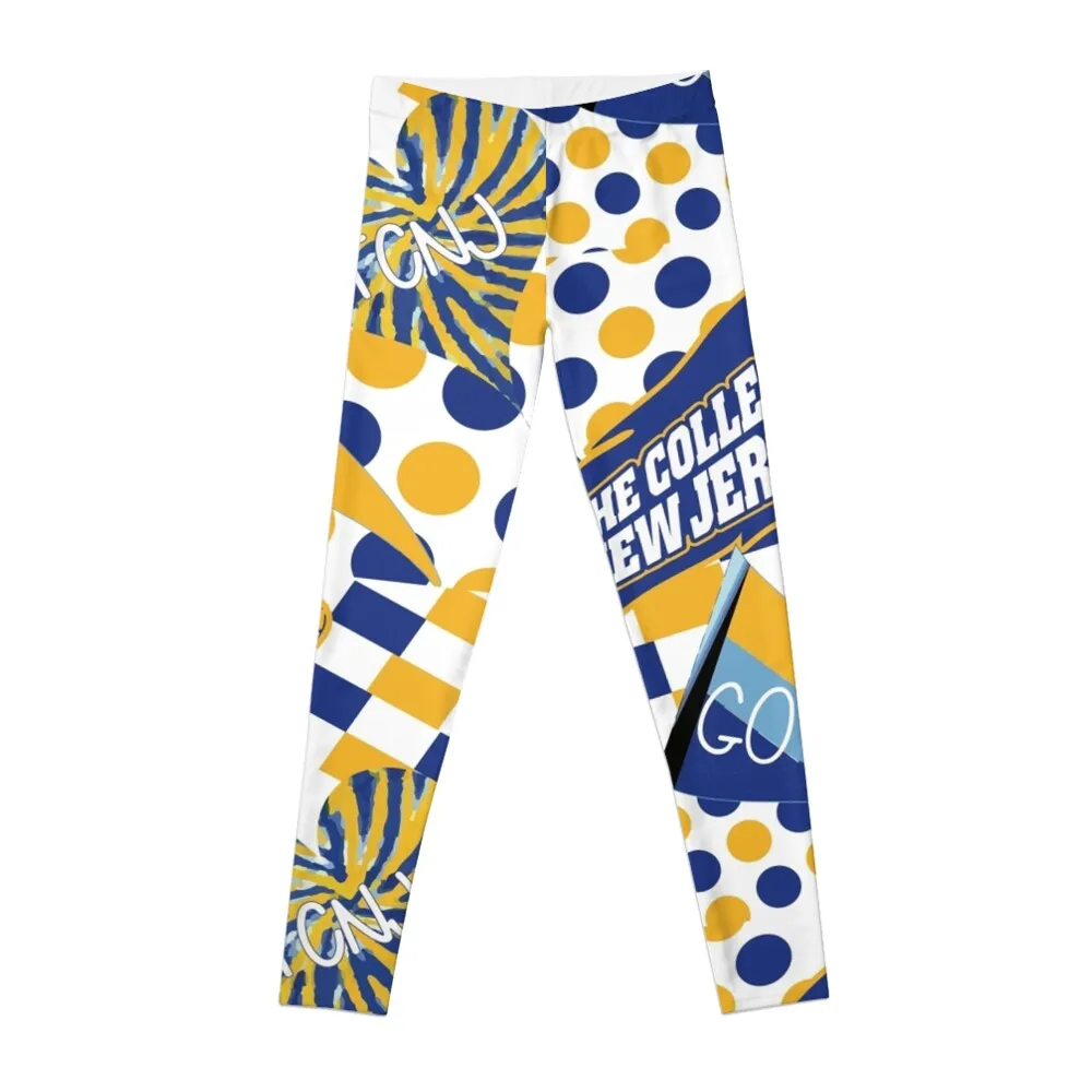 

The College of New Jersey Collage Leggings gym legging Womens gym leggings Women gym legging womans