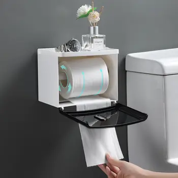Conservazione della carta da cucina impermeabile senza punzonatura porta carta igienica scatola di fazzoletti scaffale portaoggetti rotolo/Dispenser di carta da disegno