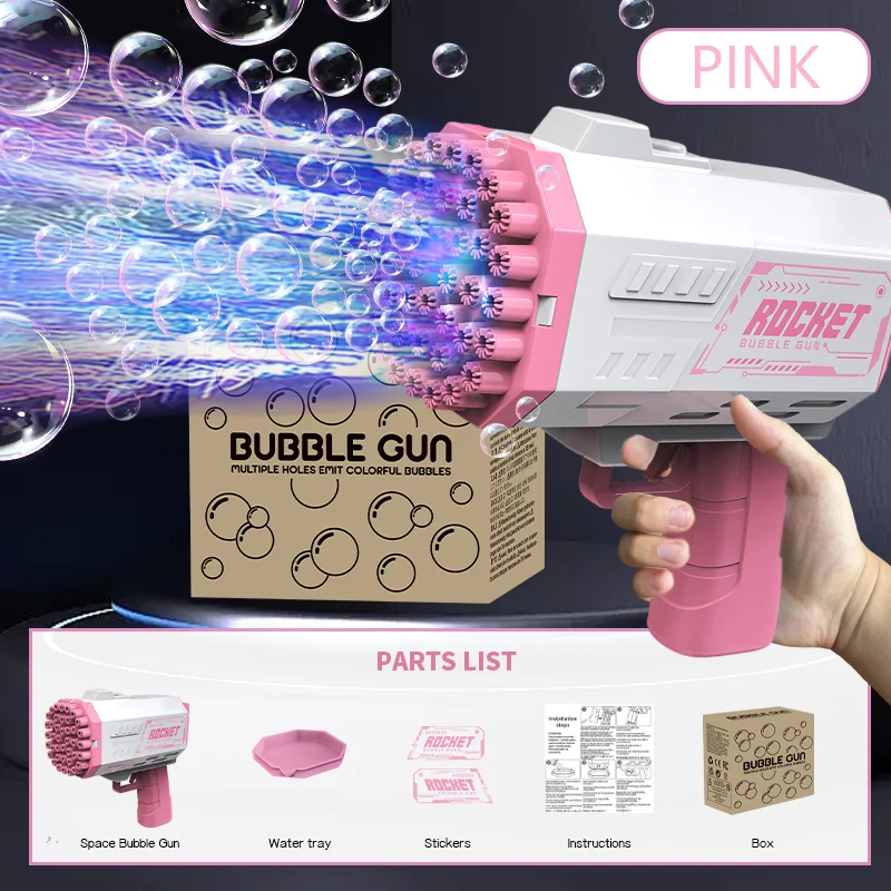 40 Hole Bubble Gun Outdoor Wedding Automatic Continuous Bubble Production Children's Gift (Excluding Bubble Liquid and Battery) 3