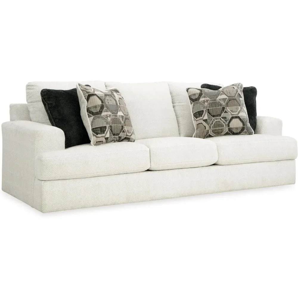 

Signature Design by Ashley Karinne Coastal Sofa with Non-skid Legs, White