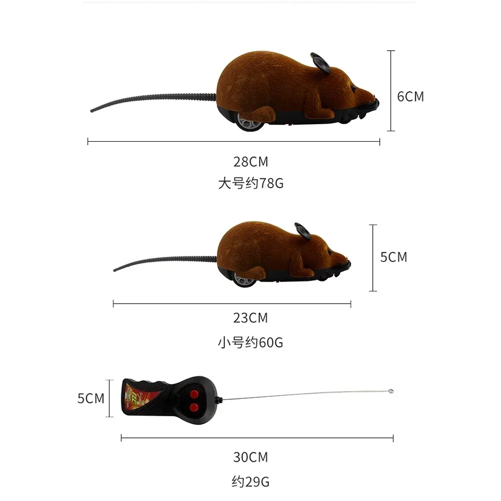 Pet Cat Toy Mechanical Motion Rat Wireless Remote Electronic Rat Kitten Novelty Funny Pet Supplies Pets Gift Cat Toys Puppy pet toy cat toy
