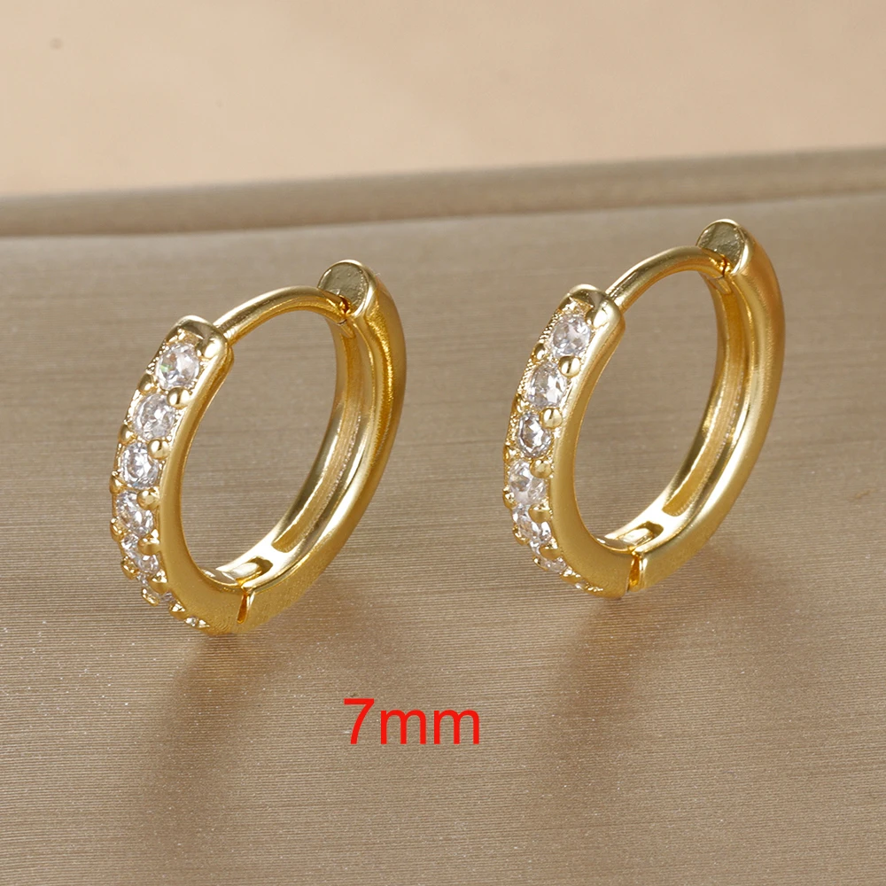 Gold white 7mm