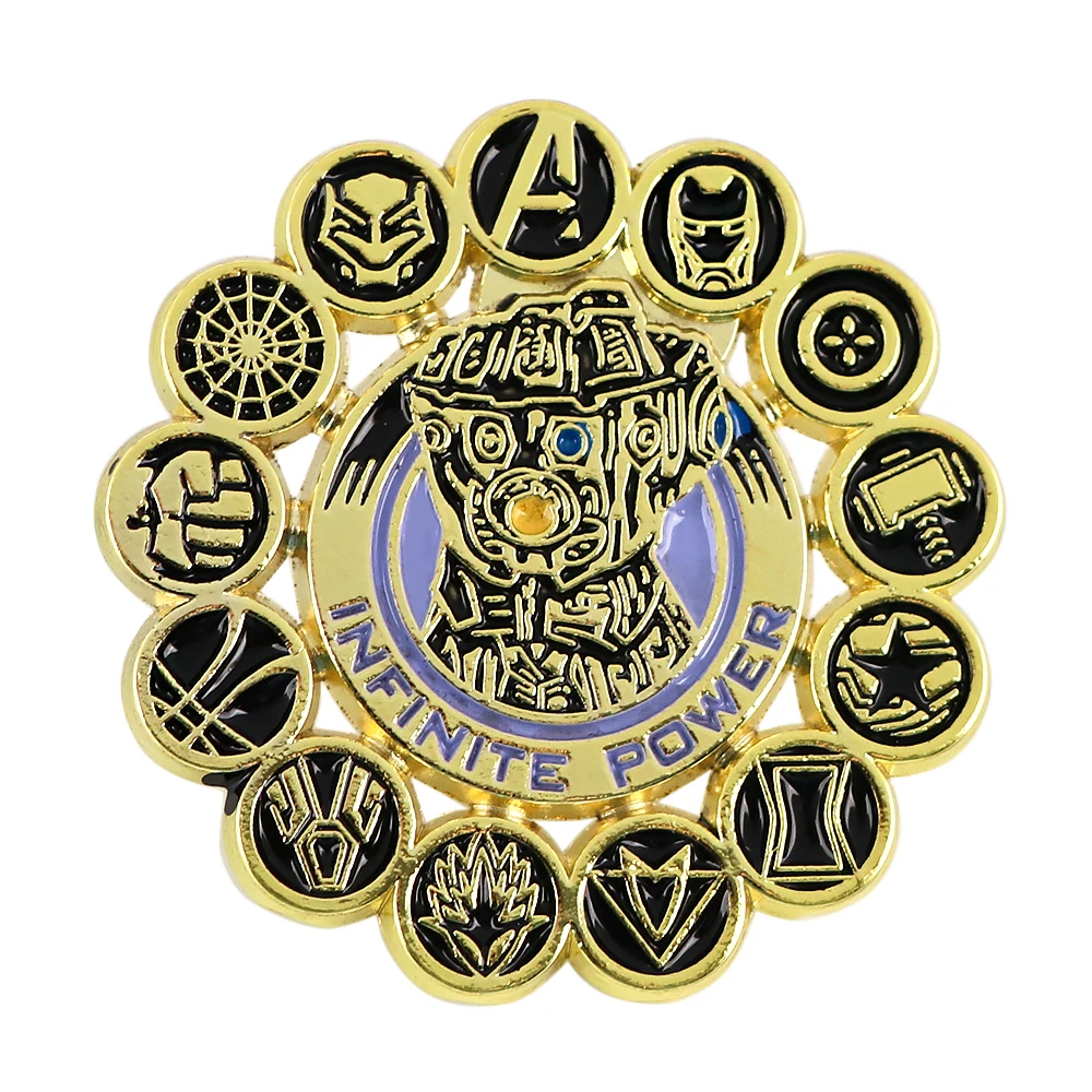 Cartoon Movie Hero Metal Brooch – Stylish Lapel Pin for Bags, Collars, and Clothes