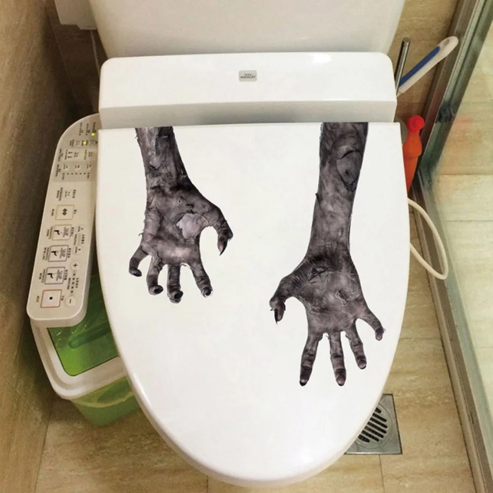 

Home Decoration Halloween Decals High Quality PVC Wall Horror Decals Waterproof 1Pc 21*30cm 3D Ghosts Great Gift