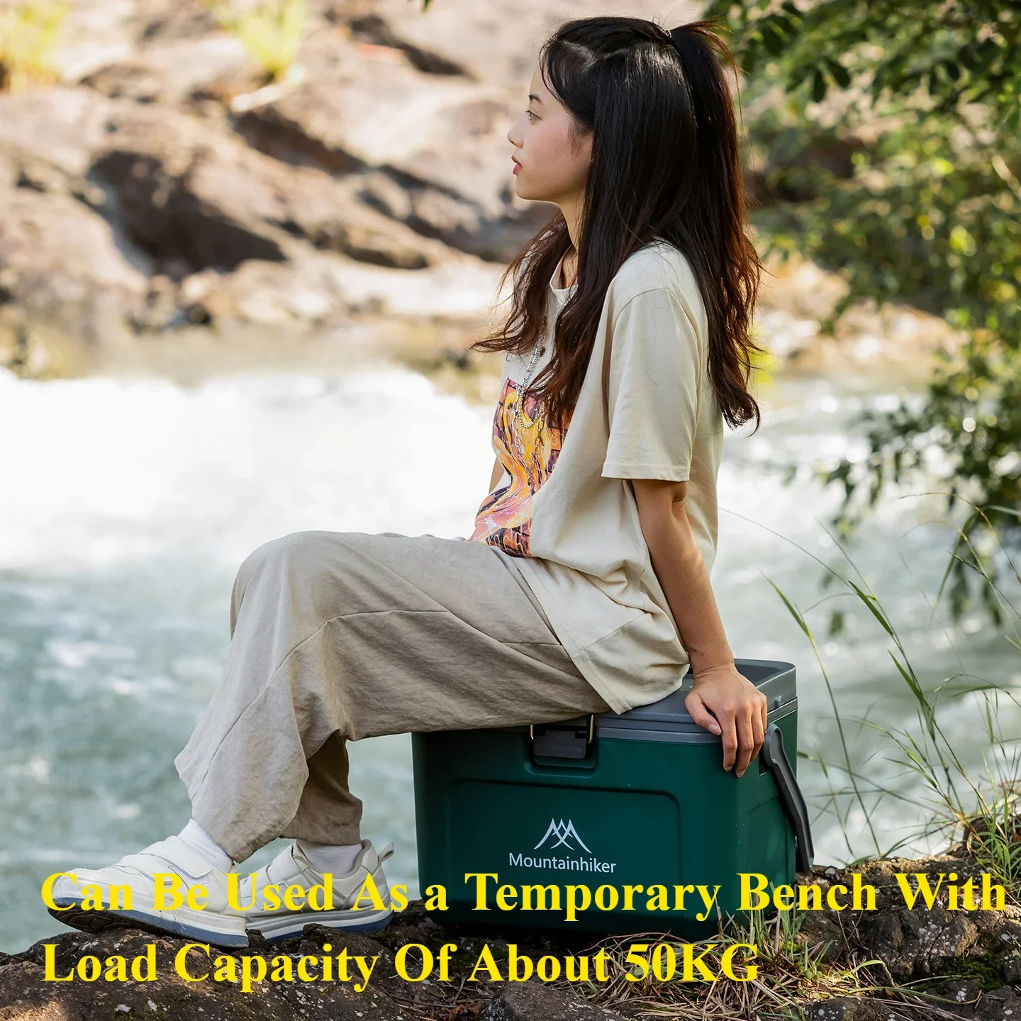 Mountainhiker التخييم صندوق الثلج المحمولة سعة كبي...