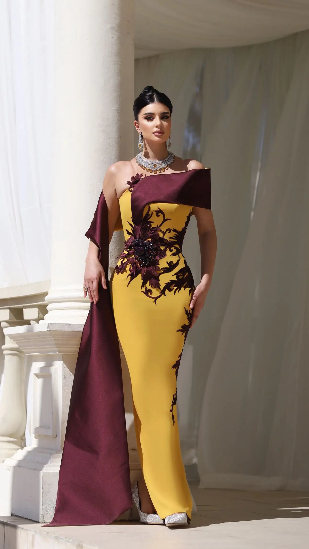 فستان المشاهير المخصص Ypmwzx بدون حمالات حورية الب...