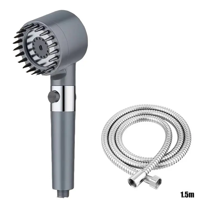 Shower for Bathroom Accessories Three Level Adjustment Showerhead Pressurization Head Massage Knobs Filter Set Showers Parts - Image 14