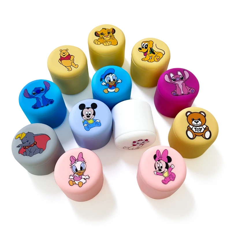 1pcs Silicone Baby Tooth Box Keepsake Teeth Umbilical Curl Hair Collect Boxes Baby Shower Gift