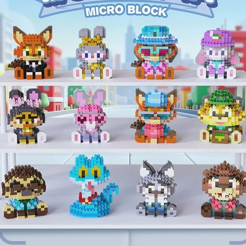 Zootopia 2 Microparticle Building Blocks Assembly Model Kit Desktop ...
