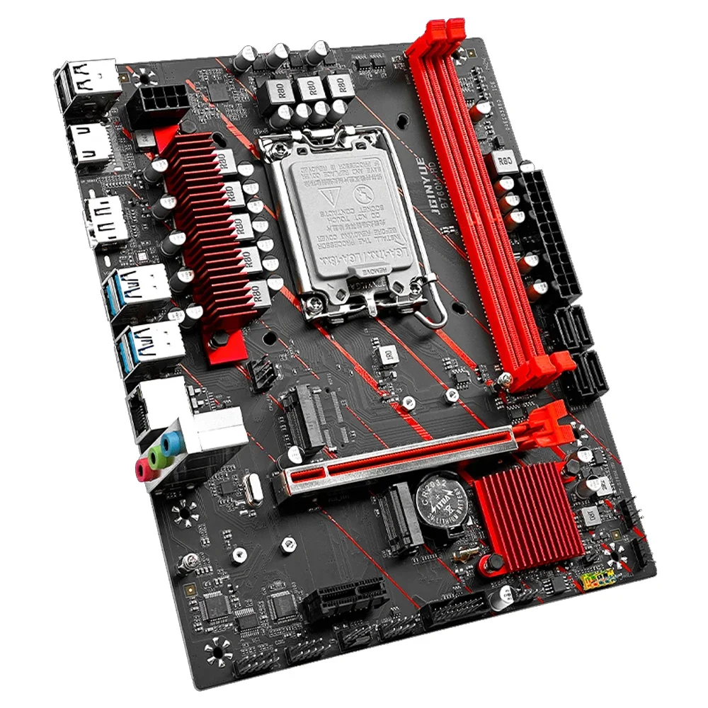 新しいマザーボード B760 キット Core i5 12400F 2*16GB = 32GB メモリ