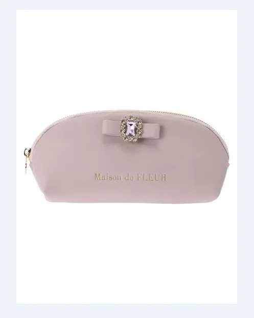 Japanese Style New Cute Gem Card Holder Fashion Rhinestone Bow Bag Charm Hairpin Pencil Case Female Girls Lolita Cosmetic Bag 5