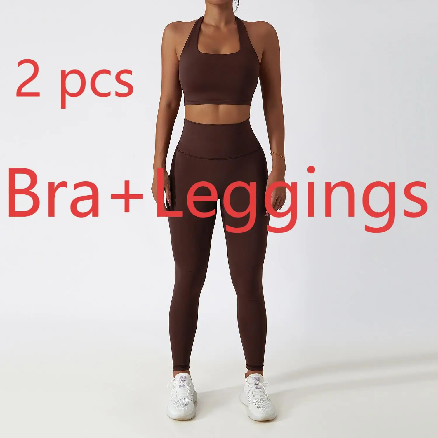 2PCS Brown