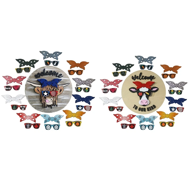 

11 шт., сменные вешалки для дверей в пасхальном стиле